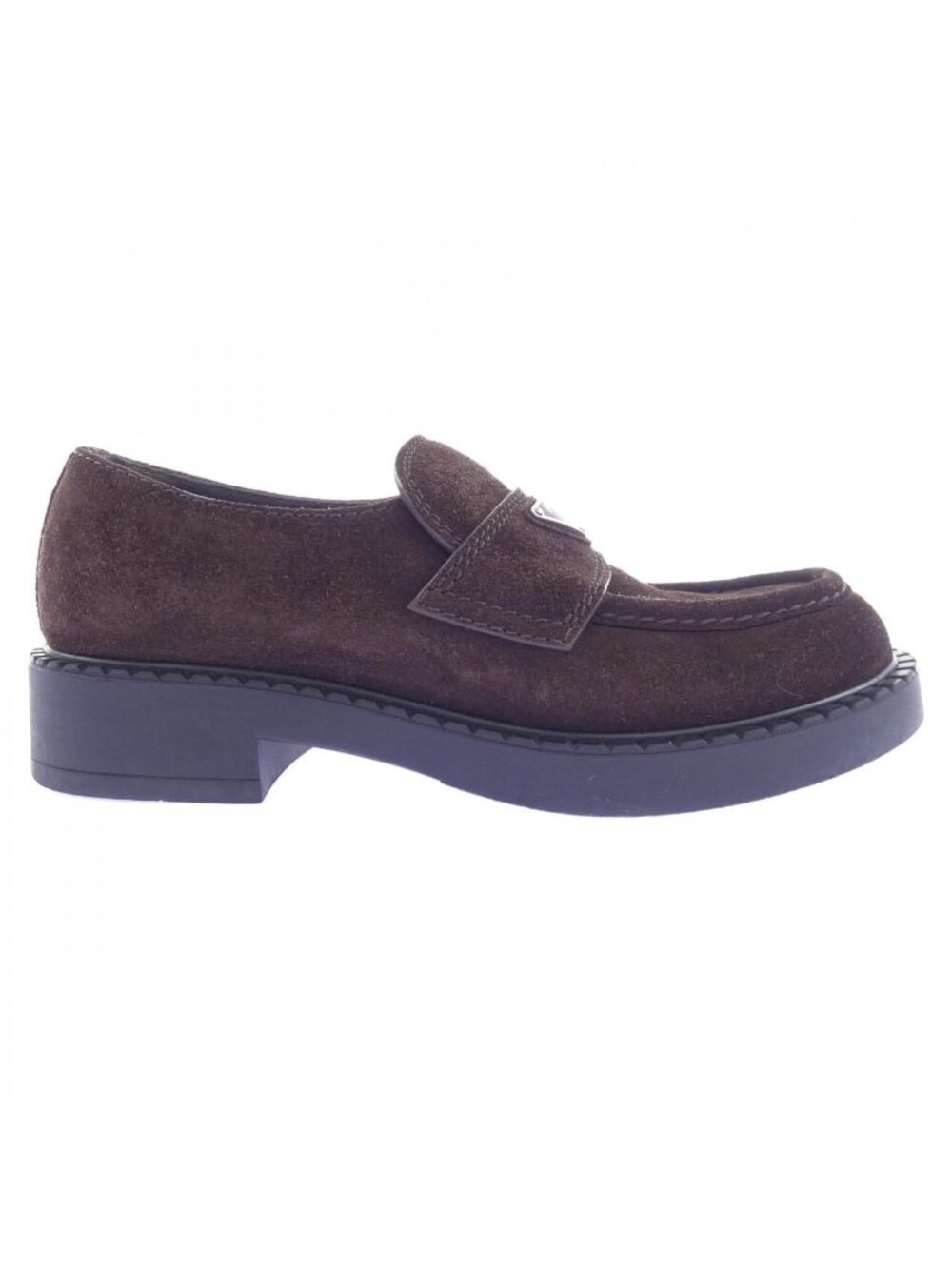 Prada Triangle Logo Loafers Shoes